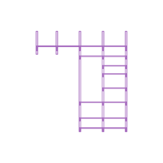 Fixtures Shelves Shelving Ikea Algot Wall Upright System 91 Inch L Shape Simple Line Art Svg, Free Vectors File
